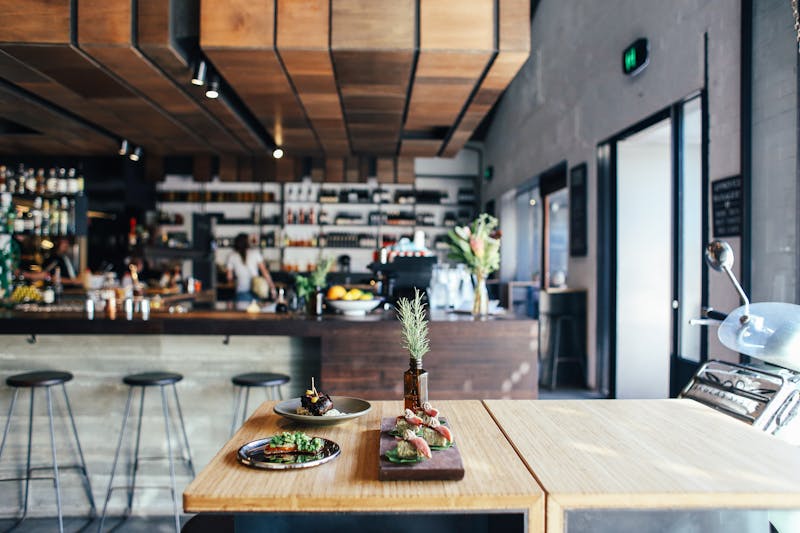 Via 313 restaurant interior and dining experience